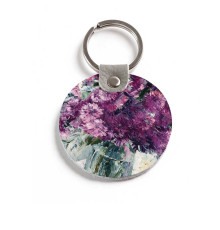 Брелок (Круглый) TRI4 «Хризантемки»
