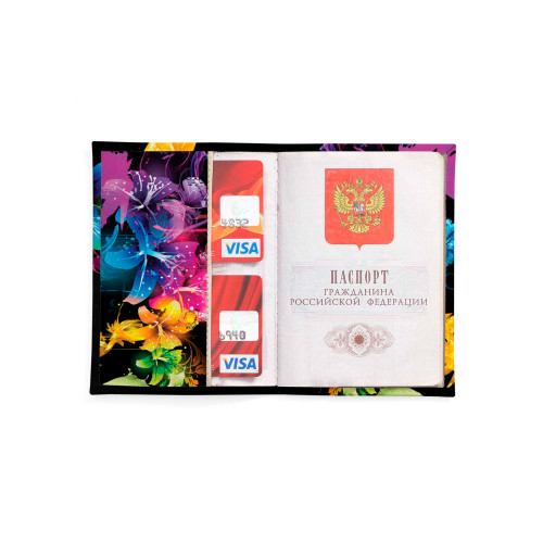 Обложка для автодокументов, AUT2 «Flowers»