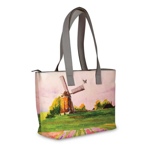 Сумка тоут, BAG2 «Поля тюльпанов Голландия»