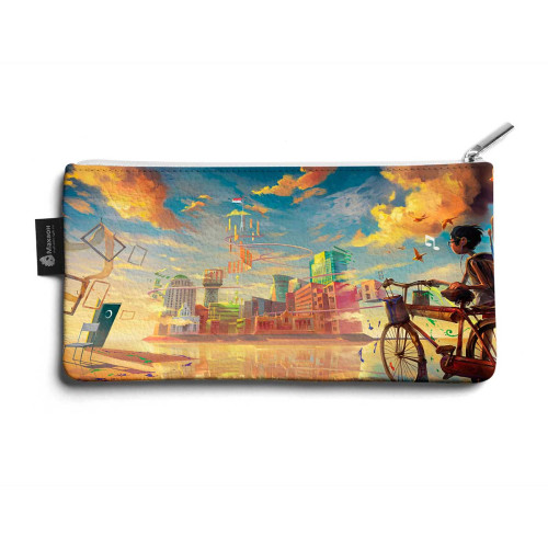 Косметичка small KOS1 «Мальчик и велосипед»