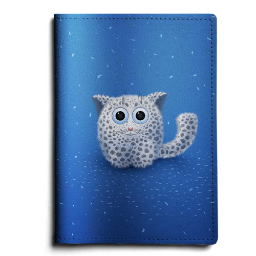 Обложка для автодокументов, AUT1 «Snow leopard»