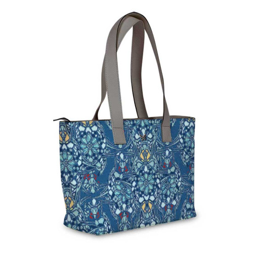 Сумка тоут, BAG2 «Мозаика голубая»