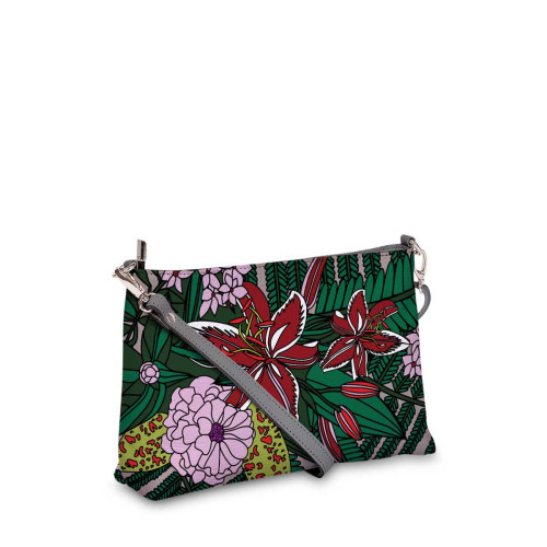 Сумка шолдер, BAG3 «Куст лилий»