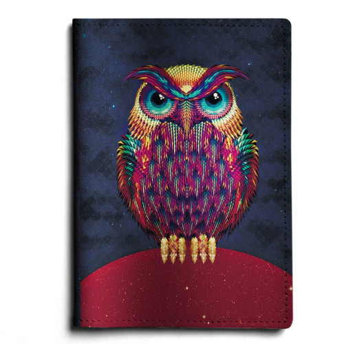 Обложка для автодокументов, AUT1 «Owl color»