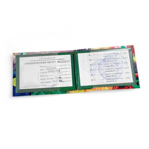 Обложка для студенческого билет STD1 «Many owls»