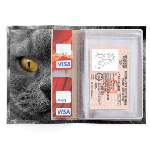 Обложка для автодокументов, AUT2 «Cat Eyes»