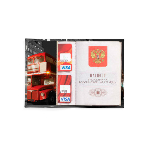 Обложка для автодокументов, AUT2 «London Bus»