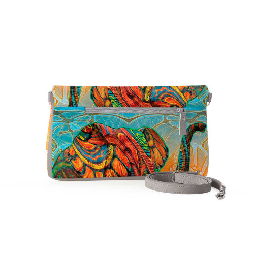 Клатч, кросс-боди KHL3 «Sun elephant»