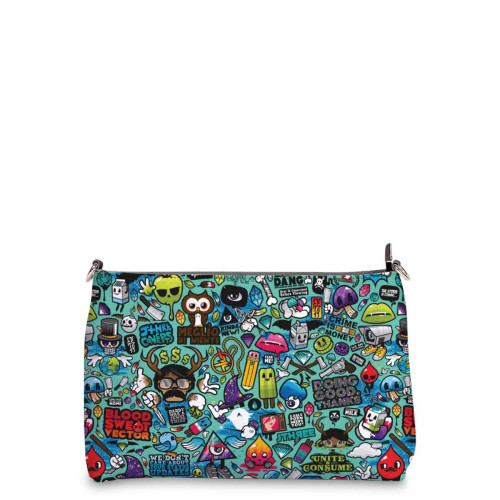 Сумка шолдер, BAG3 «Colored drawings»