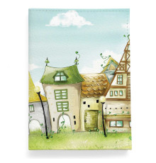 Обложка для паспорта, PAS2 «Игрушечный город»