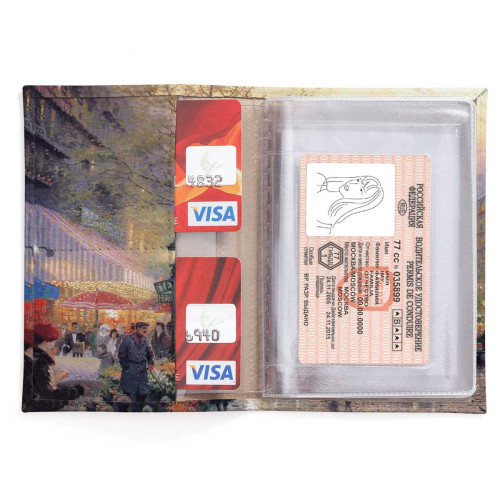 Обложка для автодокументов, AUT2 «City of Lights»