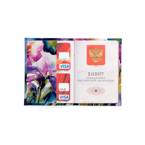 Обложка для автодокументов, AUT2 «Irisy akvarel»