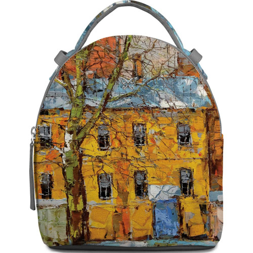 Рюкзак BK16 «Дерево и желтый домик ранней весной»