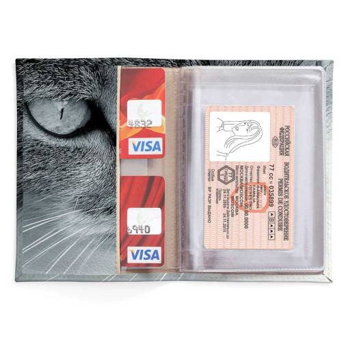 Обложка для автодокументов, AUT2 «Cat»