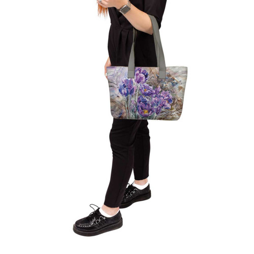 Сумка тоут, BAG2 «На опушке расцвела сон-трава»