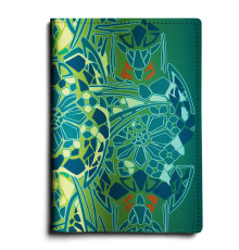 Обложка для автодокументов, AUT1 «Мозаичные цветы»