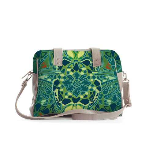 Сумка на плечо BAG5 «Мозаичные цветы»