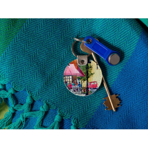 Брелок (Круглый) TRI4 «Coffee shop»