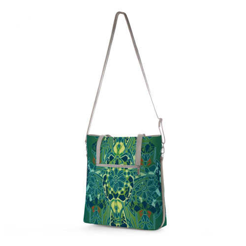 Сумка тоут BAG9 «Мозаичные цветы»