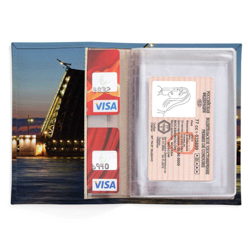 Обложка для автодокументов, AUT2 «Мосты»