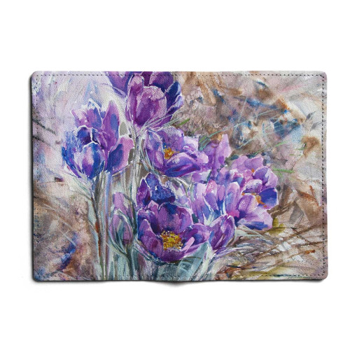 Обложка для автодокументов, AUT1 «На опушке расцвела сон-трава»