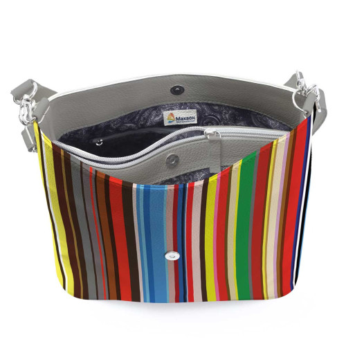 Сумка на плечо BG12 «Полоски»