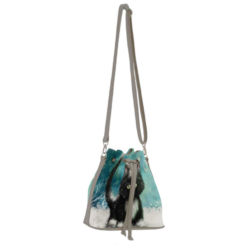 Сумка на плечо BG16 «Snow cat»