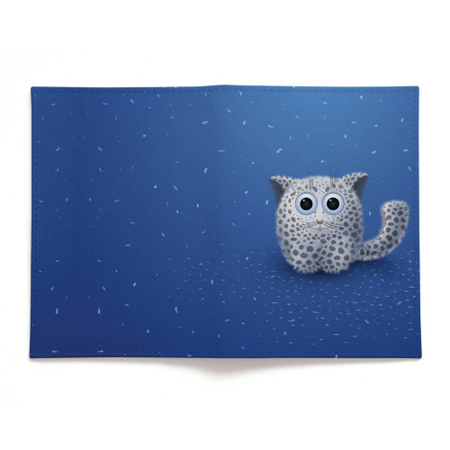 Обложка для паспорта, PAS2 «Snow leopard»