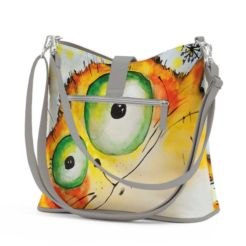 Сумка на плечо BG12 «Crazy cat»