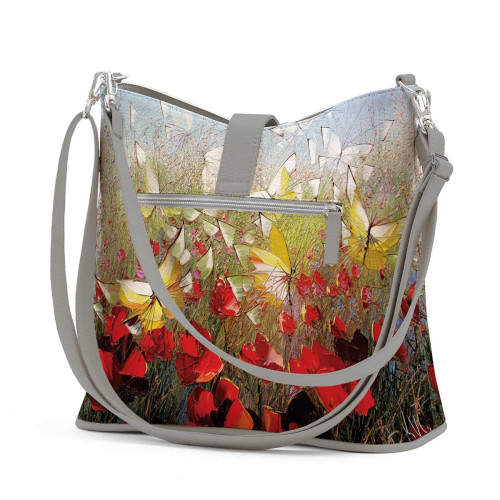 Сумка на плечо BG12 «Полет над маковым полем»