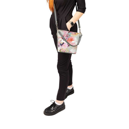 Сумка кросс-боди BAG8 «Peonies»