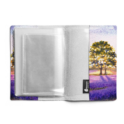 Обложка для автодокументов, AUT1 «Лавандовые поля Франции»