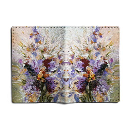 Обложка для автодокументов, AUT1 «Ирисы»