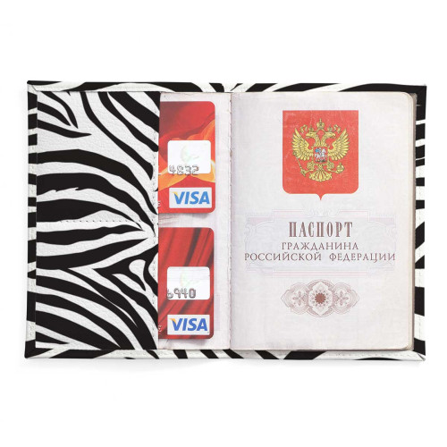 Обложка для паспорта, PAS2 «Zebra 2»