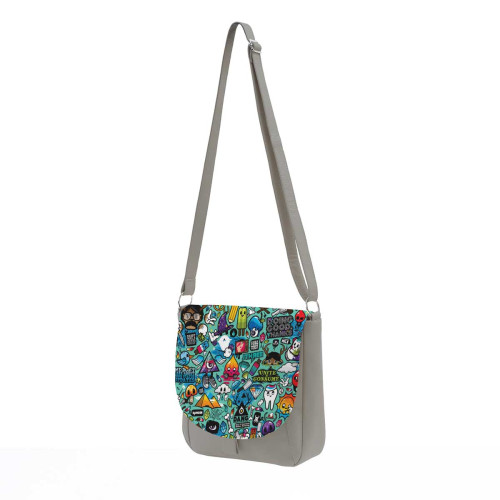 Сумка кросс-боди BG10 «Colored drawings»