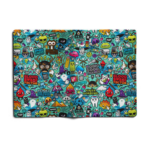 Обложка для автодокументов, AUT1 «Colored drawings»