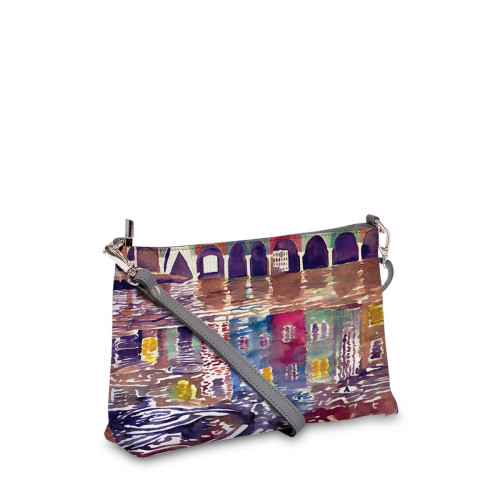 Сумка шолдер, BAG3 «The city watercolor»