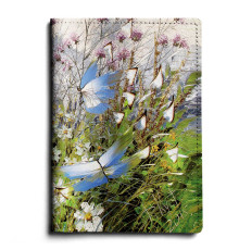 Обложка для автодокументов, AUT1 «Бабочки над цветами и травами»