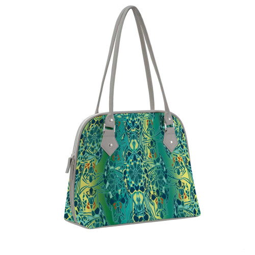 Сумка на плечо BG11 «Мозаика оливковая»