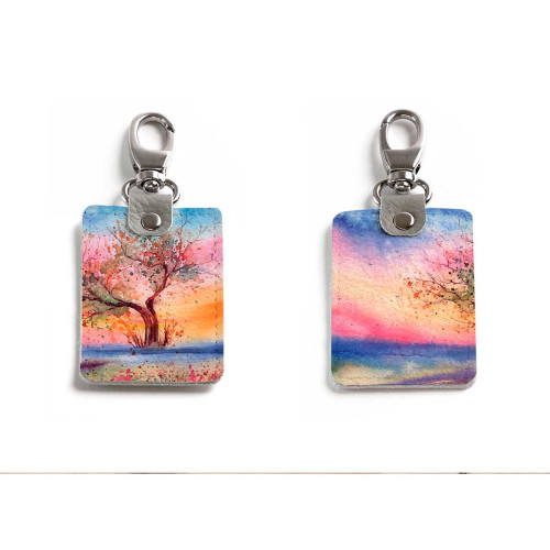 Брелок (Прямоугольный ) TRI1 «Wood»