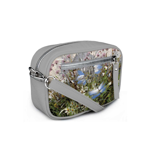 Сумка кросс-боди BG58 «Бабочки над цветами и травами»