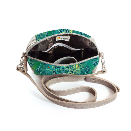 Сумка кросс-боди BAG6 «Мозаика оливковая»