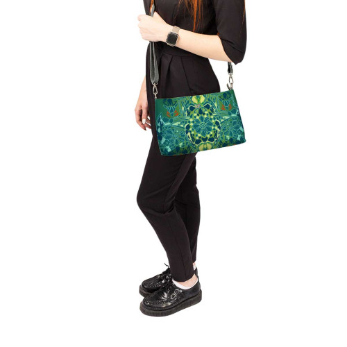 Сумка шолдер, BAG3 «Мозаичные цветы»