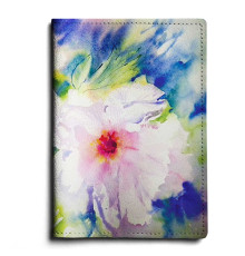 Обложка для паспорта, PAS1 «Two peonies»