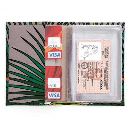 Обложка для автодокументов, AUT2 «Грибочки»