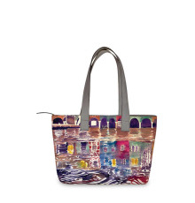 Сумка тоут, BAG2 «The city watercolor»
