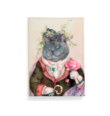 Обложка для автодокументов, AUT2 «Кот с душой поэта»