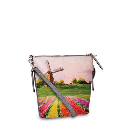 Сумка кросс-боди BAG8 «Поля тюльпанов Голландия»