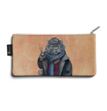 Косметичка small KOS1 «Шерлок кот»