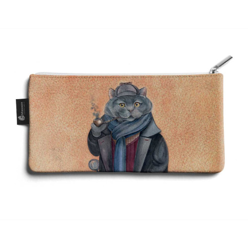 Косметичка small KOS1 «Шерлок кот»